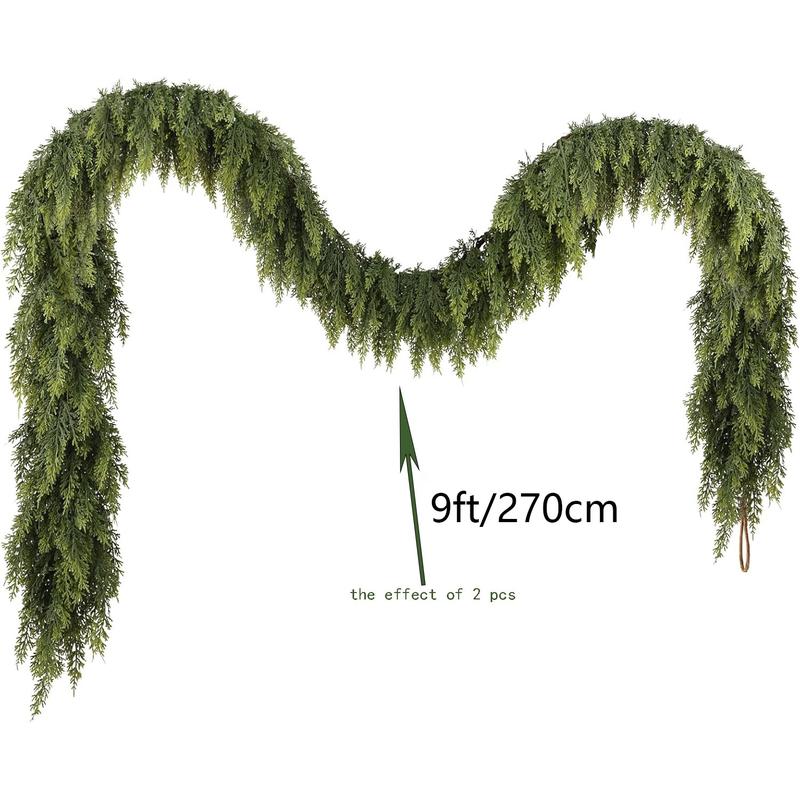 NoelCharm® 9ft Cedar Garlands