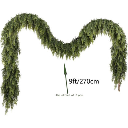 NoelCharm® 9ft Cedar Garlands