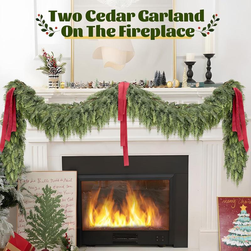 NoelCharm® 9ft Cedar Garlands